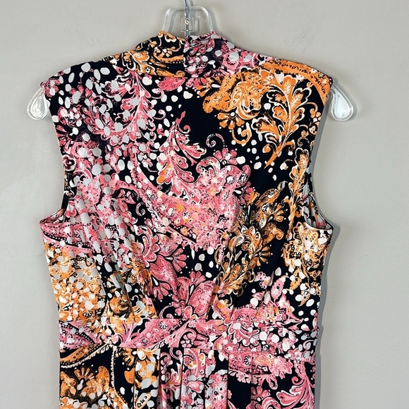 Chico’s Floral Pleated Paisley Maxi Dress Size O (S 4/6) - Picture 12 of 16